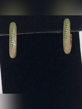 Swirl Hoop Earrings